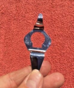 polished stainless glove box finger pull for 1955 1956 1957 Chevrolet passenger car interior dash handle