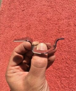 Alternative view of 1940 - 1952 Chevrolet Accessory Glove Box Finger Pull (Polished Stainless)