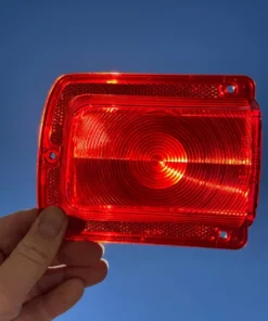 Alternative view of 1965 Chevrolet Chevelle 300 Deluxe 6 V8 396 327 NOS Tail Light Lamp Lens Pair #5956717 / 5956718