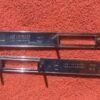 1969 Chevrolet Chevelle Malibu 307 NOS Front Fender Side Marker Emblem Trim Pair Part Numbers 3945291 and 3945252 genuine GM restoration trim components for classic Chevrolet Chevelle applications.