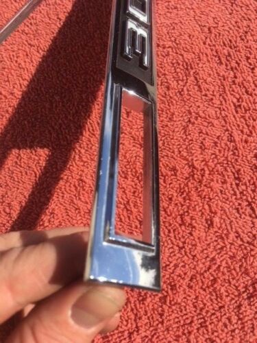 1969 Chevrolet Chevelle Malibu 307 NOS Front Fender Side Marker Emblem Trim Pair #3945291 / 3945252 - Image 4