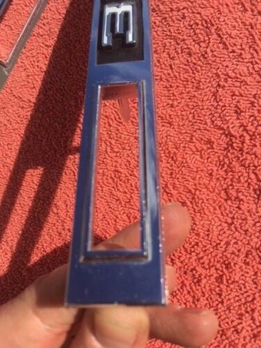 1969 Chevrolet Chevelle Malibu 307 NOS Front Fender Side Marker Emblem Trim Pair #3945291 / 3945252 - Image 5