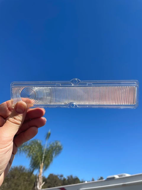 1962 Chevy II / Nova NOS CLEAR Park Light Lamp Turn Signal Indicator Lens Pair #5953435 / 5953436 - Image 5