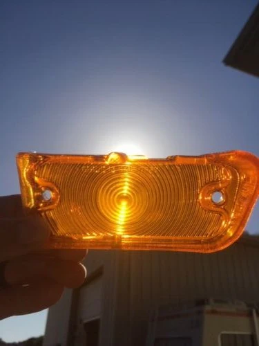1967 Chevrolet Chevelle Malibu SS 300 NOS Park Light Turn Signal Lenses PAIR #5958639 / 5958640 - Image 4