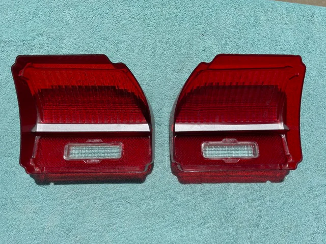 1969 Chevrolet Chevelle NOS GUIDE Tail Light Lamp Lens Pair #5961097 / 5961098