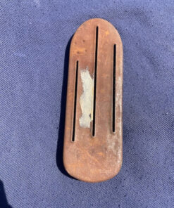 1942 Chevrolet Commercial Utility Pickup Truck NOS steel gas accelerator pedal part number 3672713 original GM WWII-era accelerator control component for factory-correct restoration projects.