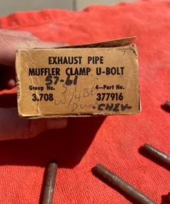 1953-1955 Chevrolet Corvette 6 cyl. NOS Exhaust Muffler U Bolt #377916