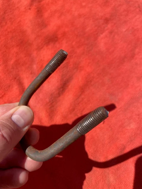 1957-1962 Chevrolet Corvette NOS Exhaust Crossover Balance Pipe U Bolt #377916 - Image 5