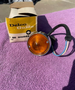 1963-1967 Chevrolet Corvette C2 NOS Park Light Lens Turn Signal Assembly #910552 / 5950980 / 5954440