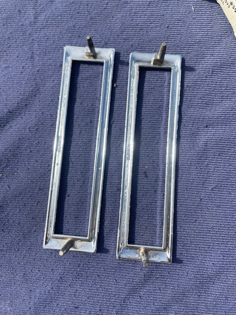 1970-1975 Chevrolet II 2 Nova NOS Rear Fender Side Marker Bezel Pair #3962934 - Image 6