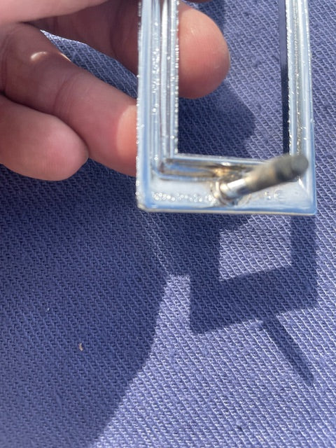 1970-1975 Chevrolet II 2 Nova NOS Rear Fender Side Marker Bezel Pair #3962934