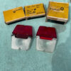 1962-1964 Chevy II / Nova NOS Backup Tail Light Lamp Lens Pair Set #5953465 / 5953466