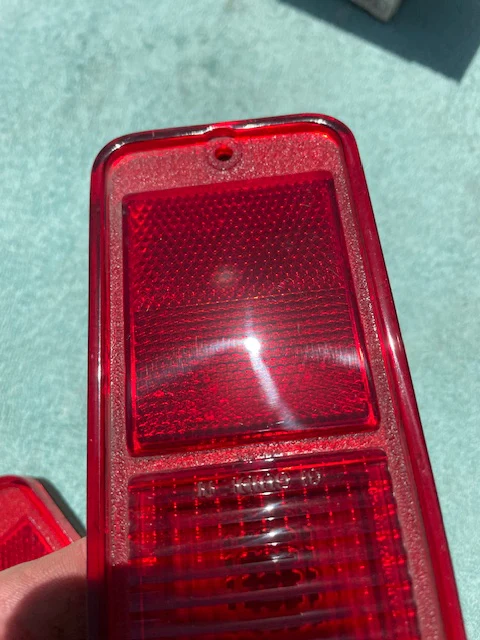 1968-1972 Chevrolet GMC Truck Blazer 1971-1985 Van NOS RED Rear Side Marker Pair #915119 / 916087 - Image 6