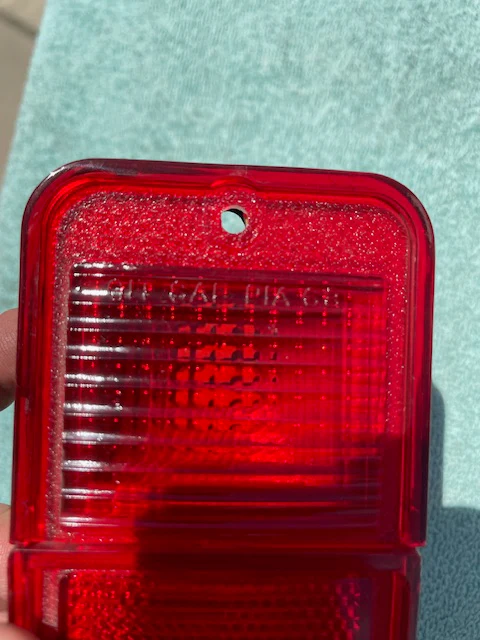 1968-1972 Chevrolet GMC Truck Blazer 1971-1985 Van NOS RED Rear Side Marker Pair #915119 / 916087 - Image 8