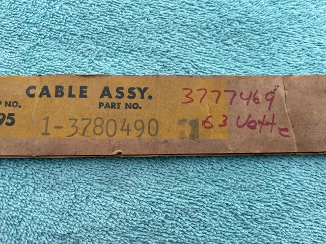 1963-1964 Chevrolet Corvette C2 Sting Ray NOS Turn Signal Switch Cable #3777469 / 3780490 - Image 7