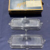 1960-1966 Chevrolet Pickup Truck / 67-72 TILT NOS CLEAR Park Light Lamp Lens Pair #5950666