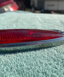 Alternative view of 1941 - 1948 Chevrolet Fleetline 4-door sedan NOS Guide Tail Light Lamp Lenses / Bezels #5930829/5930830