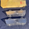 1960 Chevrolet Impala Biscayne Bel Air NORS CLEAR Park Light Lamp Lens Pair (OEM #5951117)