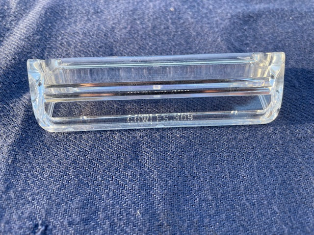 1957 Chevrolet 150 210 Bel Air NORS CLEAR License Plate Light Lamp Lens (OEM #5947970) - Image 2