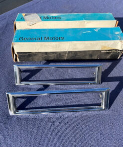 1970-1974 Chevrolet II 2 Nova NOS Front Fender Side Marker Bezel Pair #3962933