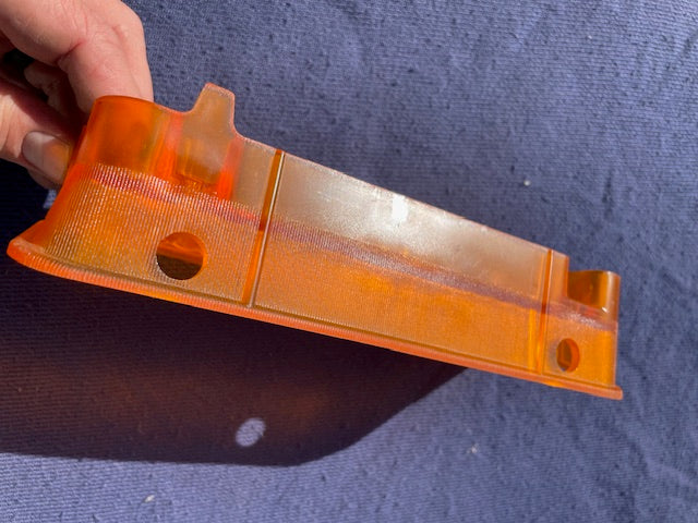 1971 1972 Chevrolet Truck Blazer NOS AMBER LH Park Light Lamp Lens #5964453 - Image 7