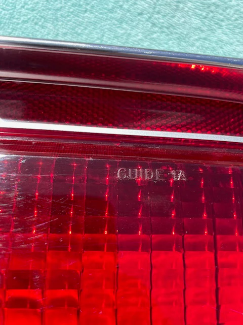 1974 Chevrolet Chevelle Malibu Laguna S3 NOS RH Tail Light Lens #5953054 (CRACK) - Image 14