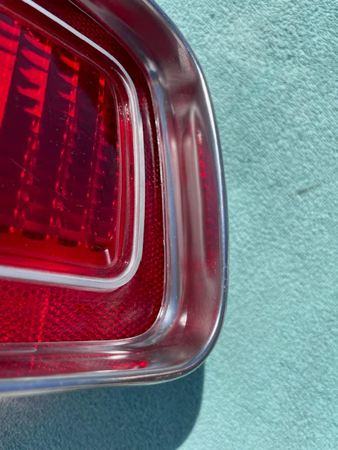 1974 Chevrolet Chevelle Malibu Laguna S3 NOS RH Tail Light Lens #5953054 (CRACK) - Image 15