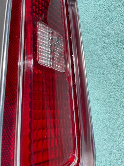 1974 Chevrolet Chevelle Malibu Laguna S3 NOS RH Tail Light Lens #5953054 (CRACK) - Image 16