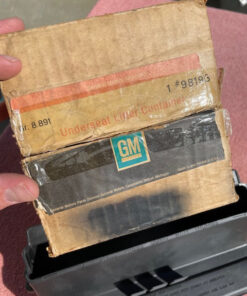 Alternative view of 1970's Chevrolet GM NOS Power Seat Underseat Litter Trash Container #981935