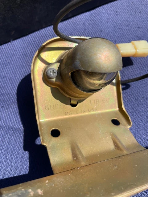1960-1962 Chevrolet TILT CAB COE Truck NOS License Plate Light Bracket #899260 - Image 3