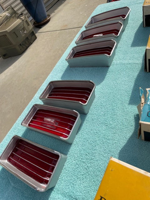 1970 Chevrolet CAPRICE ONLY NOS Tail Light Back Up Lamp Lens Set - Image 9