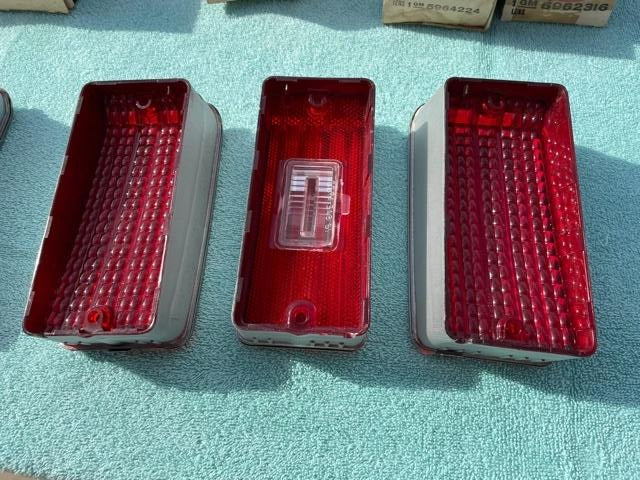 1970 Chevrolet CAPRICE ONLY NOS Tail Light Back Up Lamp Lens Set - Image 10