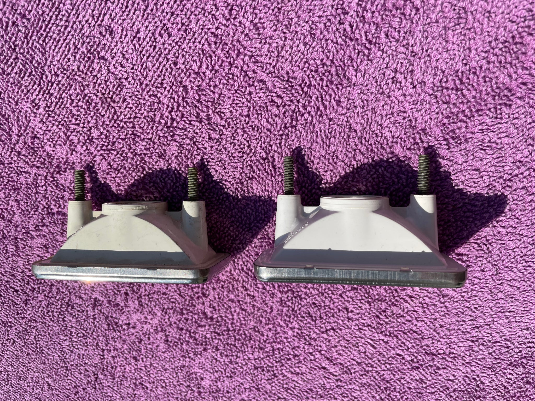 1968 Chevrolet Corvette, Camaro, Corvair, Impala NOS Front Clear Side Marker Lens Bezels #916581 - Image 3