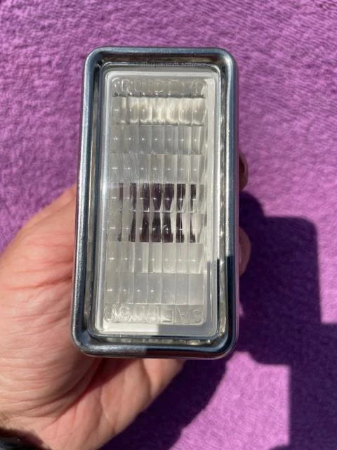 1968 Chevrolet Corvette, Camaro, Corvair, Impala NOS Front Clear Side Marker Lens Bezels #916581 - Image 6