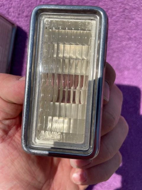 1968 Chevrolet Corvette, Camaro, Corvair, Impala NOS Front Clear Side Marker Lens Bezels #916581 - Image 7