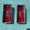 1970 Chevrolet CAPRICE ONLY NOS **DRIVER QUALITY** Tail Light (w/ Backup) Lamp Lens Pair #5964223 / 5964224