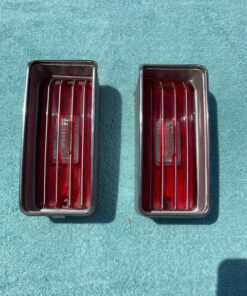 1970 Chevrolet CAPRICE ONLY NOS **DRIVER QUALITY** Tail Light (w/ Backup) Lamp Lens Pair #5964223 / 5964224