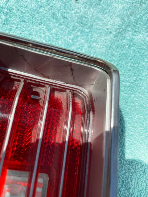 1970 Chevrolet CAPRICE ONLY NOS **DRIVER QUALITY** Tail Light (w/ Backup) Lamp Lens Pair #5964223 / 5964224 - Image 6