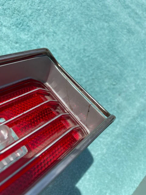 1970 Chevrolet CAPRICE ONLY NOS **DRIVER QUALITY** Tail Light (w/ Backup) Lamp Lens Pair #5964223 / 5964224 - Image 7
