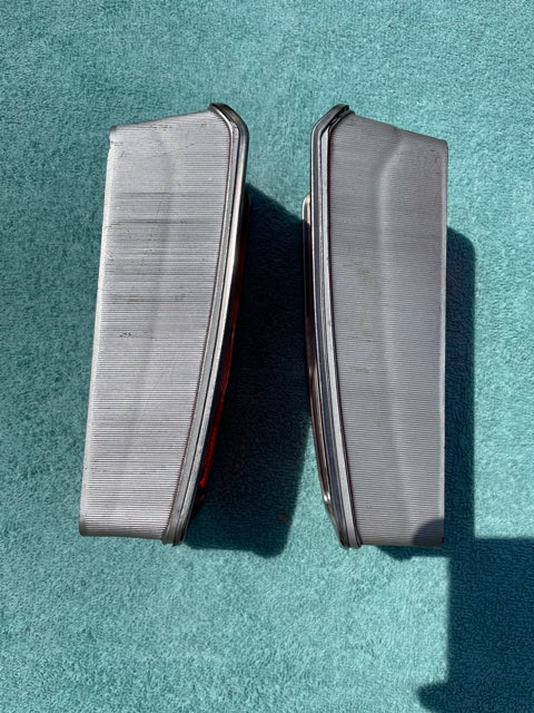 1970 Chevrolet CAPRICE ONLY NOS **DRIVER QUALITY** Tail Light (w/ Backup) Lamp Lens Pair #5964223 / 5964224 - Image 8