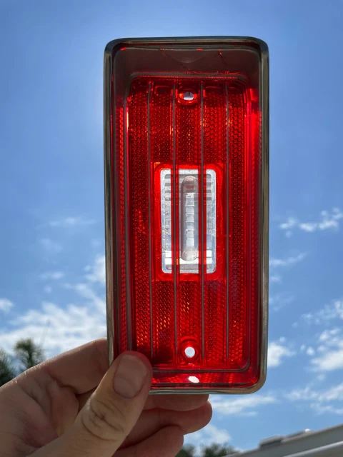 1970 Chevrolet CAPRICE ONLY NOS **DRIVER QUALITY** Tail Light (w/ Backup) Lamp Lens Pair #5964223 / 5964224 - Image 11