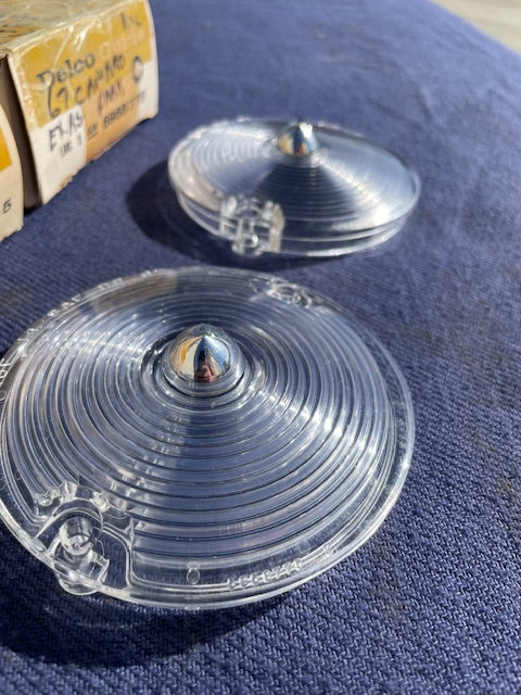 1967 Chevrolet Camaro (exc. RS) NOS Park Light Lamp Turn Lens Pair #5958775 - Image 3