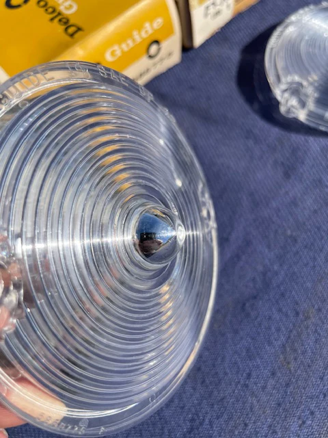 1967 Chevrolet Camaro (exc. RS) NOS Park Light Lamp Turn Lens Pair #5958775 - Image 5