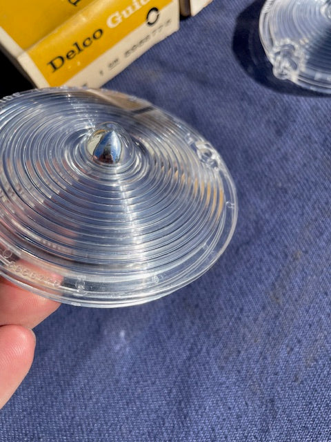 1967 Chevrolet Camaro (exc. RS) NOS Park Light Lamp Turn Lens Pair #5958775 - Image 6