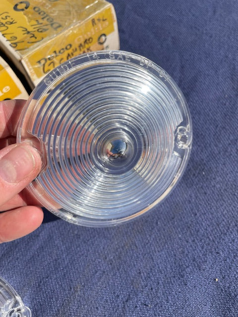 1967 Chevrolet Camaro (exc. RS) NOS Park Light Lamp Turn Lens Pair #5958775 - Image 8