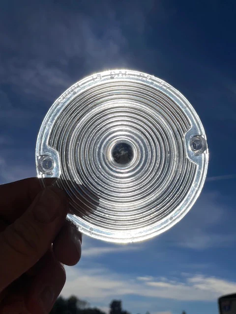 1967 Chevrolet Camaro (exc. RS) NOS Park Light Lamp Turn Lens Pair #5958775 - Image 11