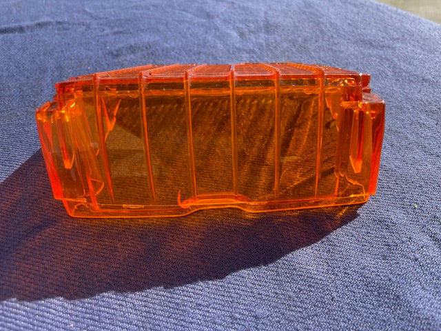 1972 El Camino + Chevelle Wagon NOS RH Turn Light Lamp Lens #5965276 (CHIPPED) - Image 5