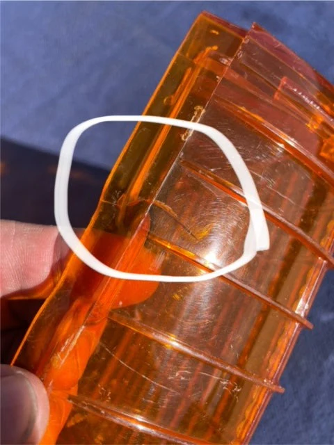 1972 El Camino + Chevelle Wagon NOS RH Turn Light Lamp Lens #5965276 (CHIPPED) - Image 12