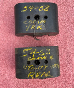 1955-1970 Chevrolet Pickup Truck NORS Rear Motor Mounts (OEM #3743771 / 3723646 / 3705444)