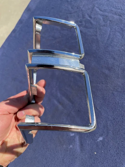 1971 Chevrolet Chevelle Malibu SS NOS LH Park Light Marker Lamp Bezel #3998271 - Image 9